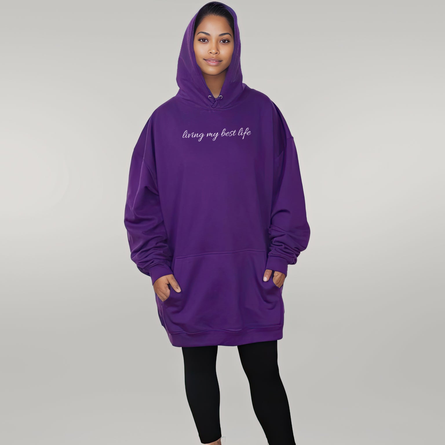 Living My Best Life - Huge Oversized Comfy Original Hoody