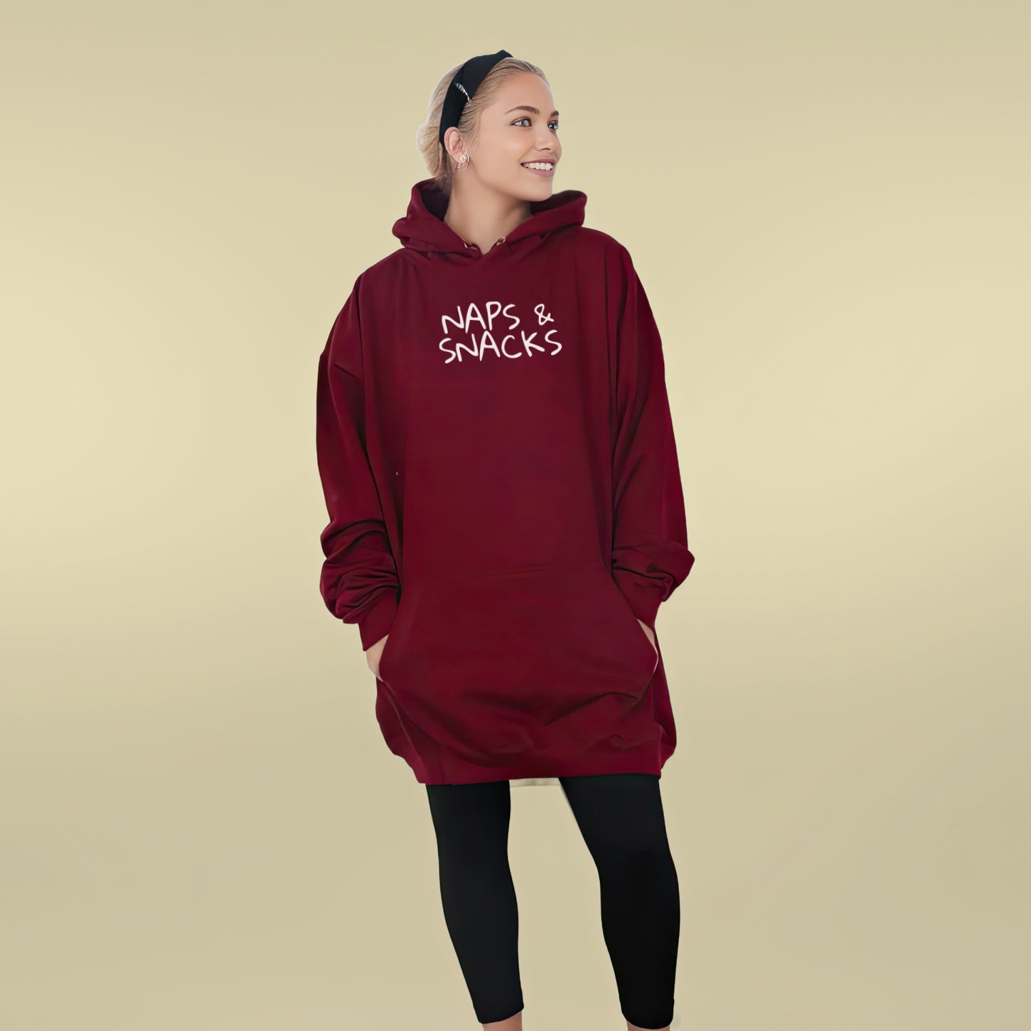 Naps & Snacks - Huge Oversized Comfy Original Hoody