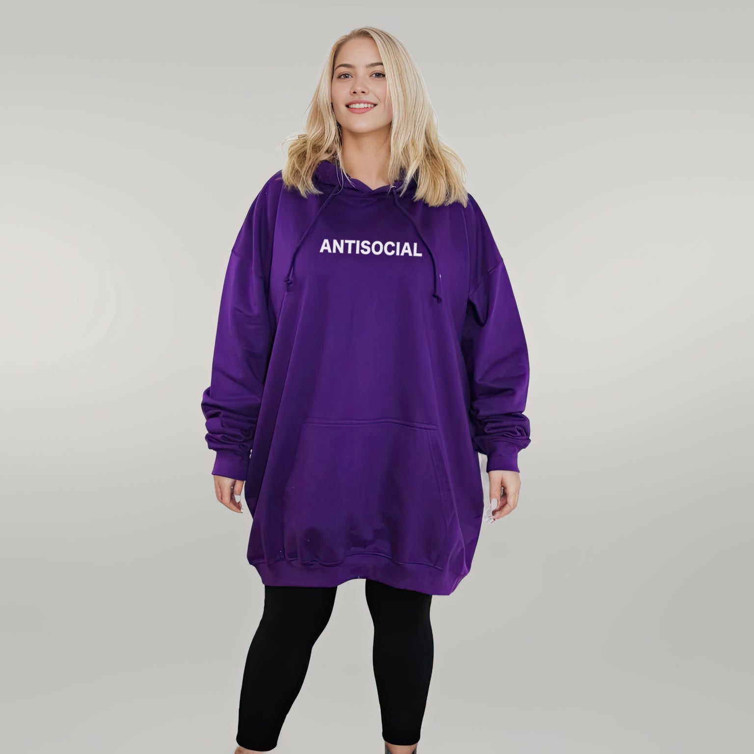 Antisocial - Huge Oversized Comfy Original Hoody