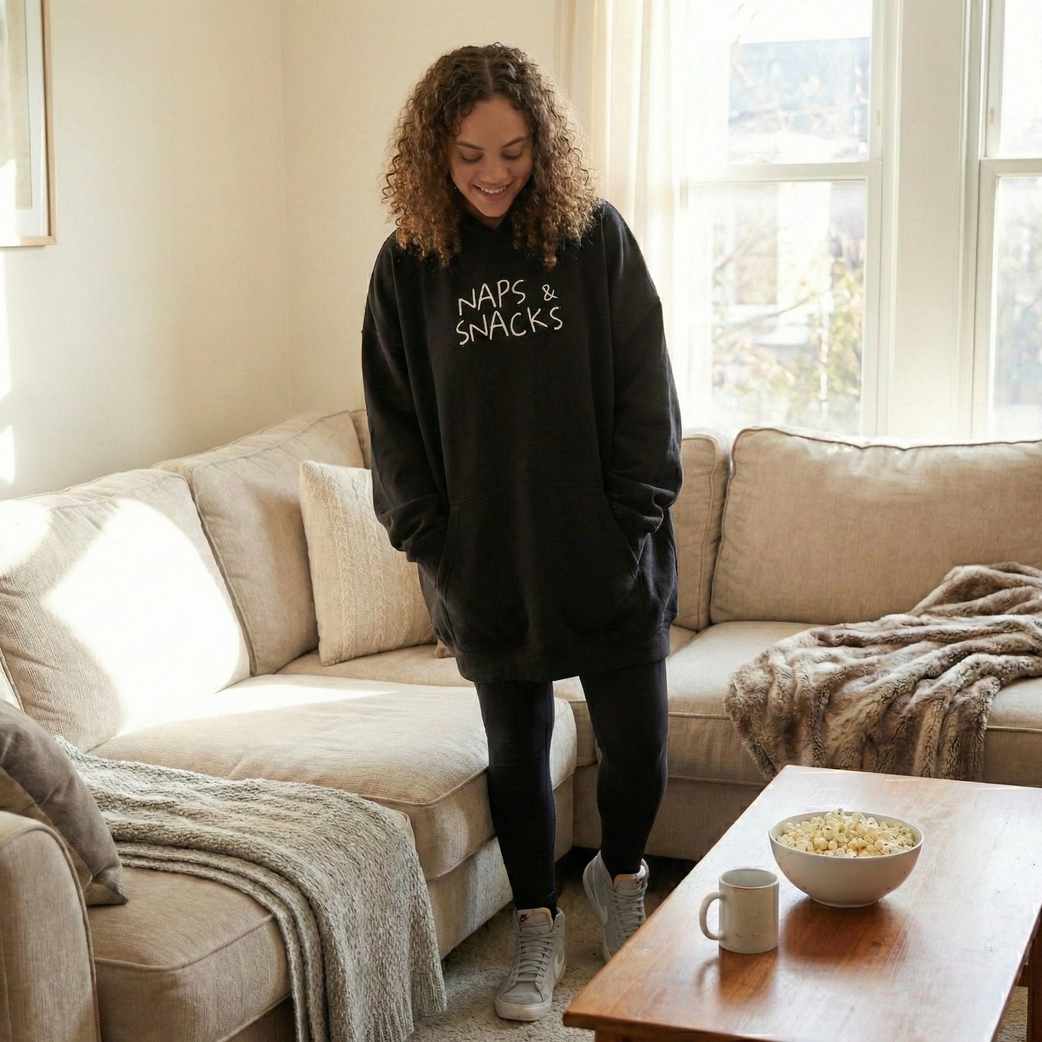Naps & Snacks - Huge Oversized Comfy Original Hoody