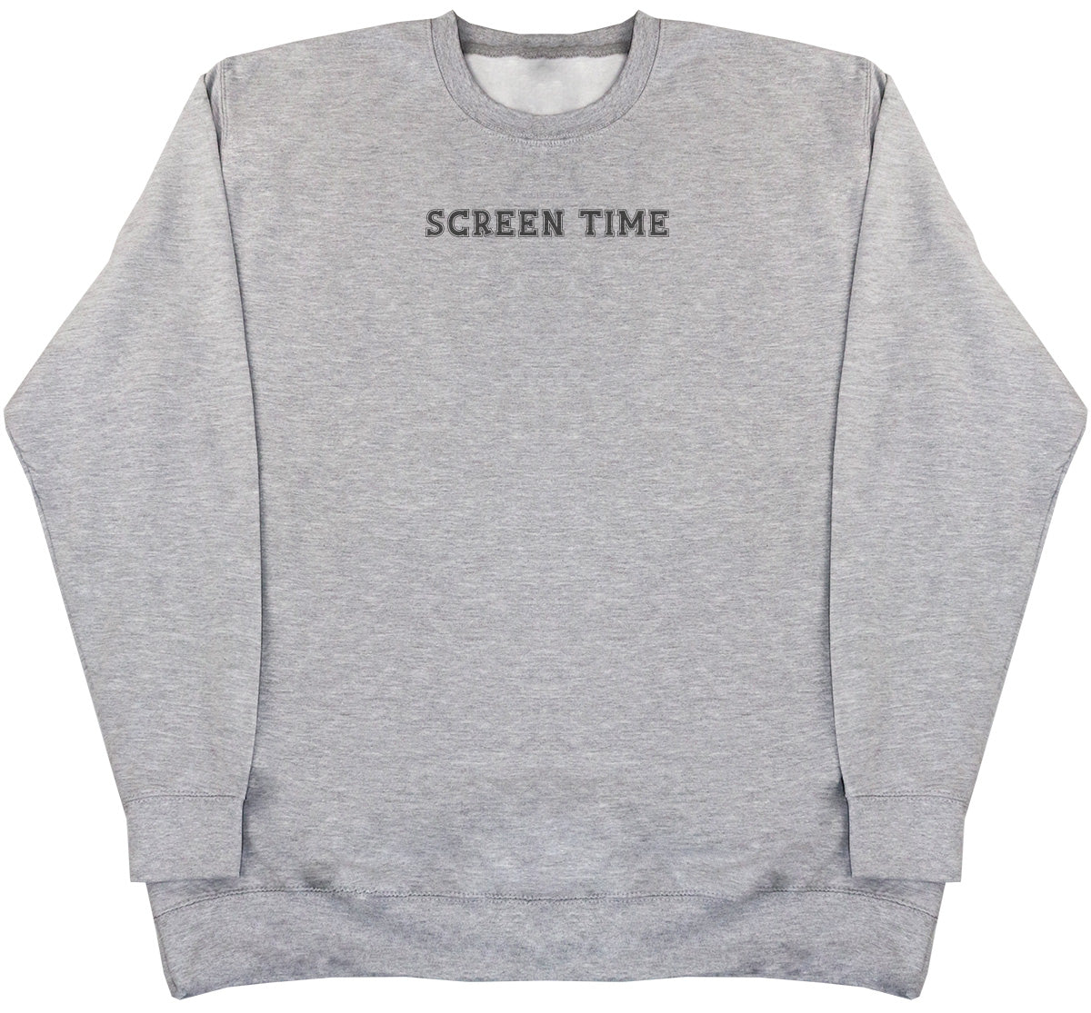 Screen Time - Huge Oversized Comfy Original Sweater