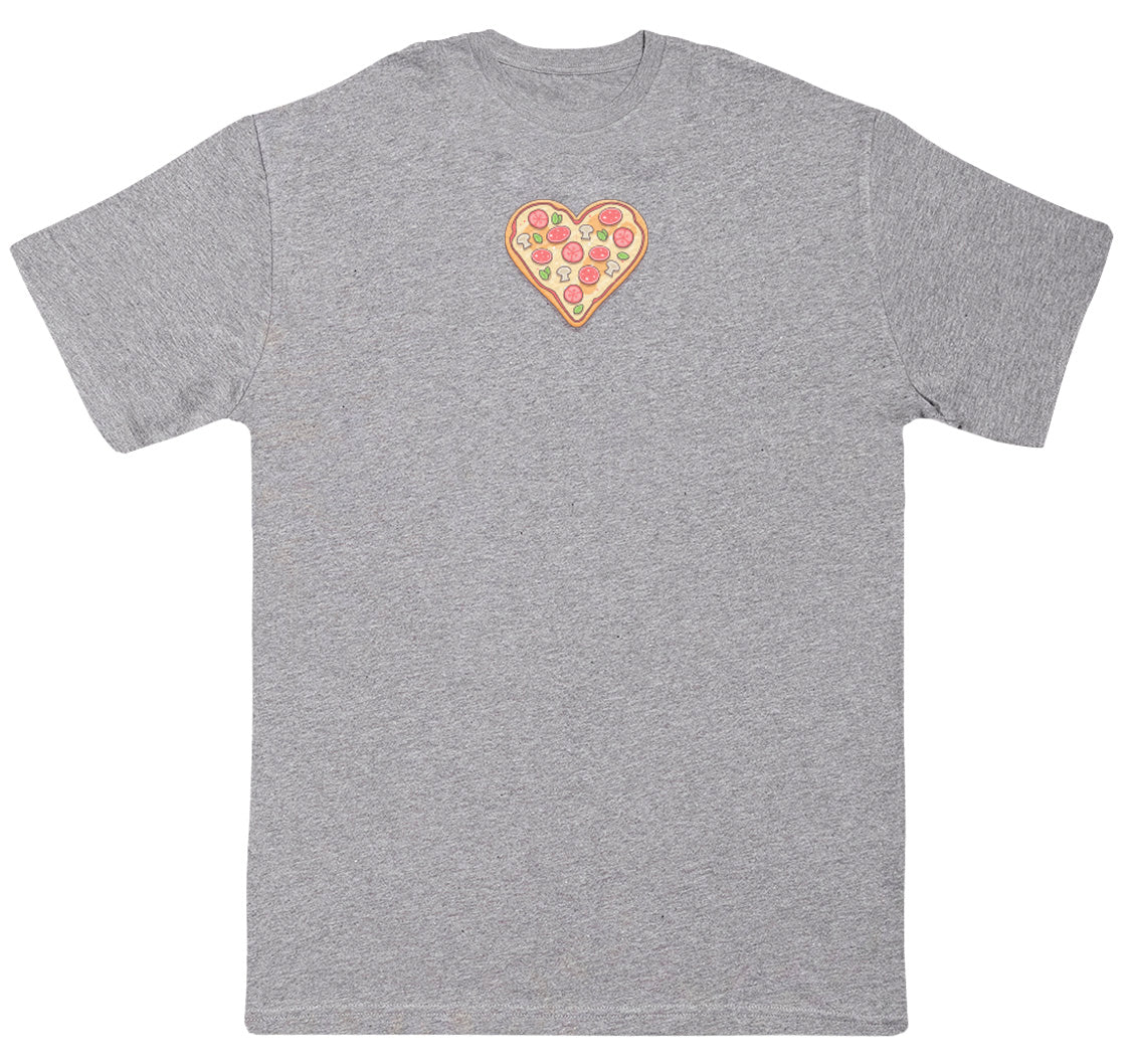 Pizza Heart - Kids Oversized Comfy T-Shirt