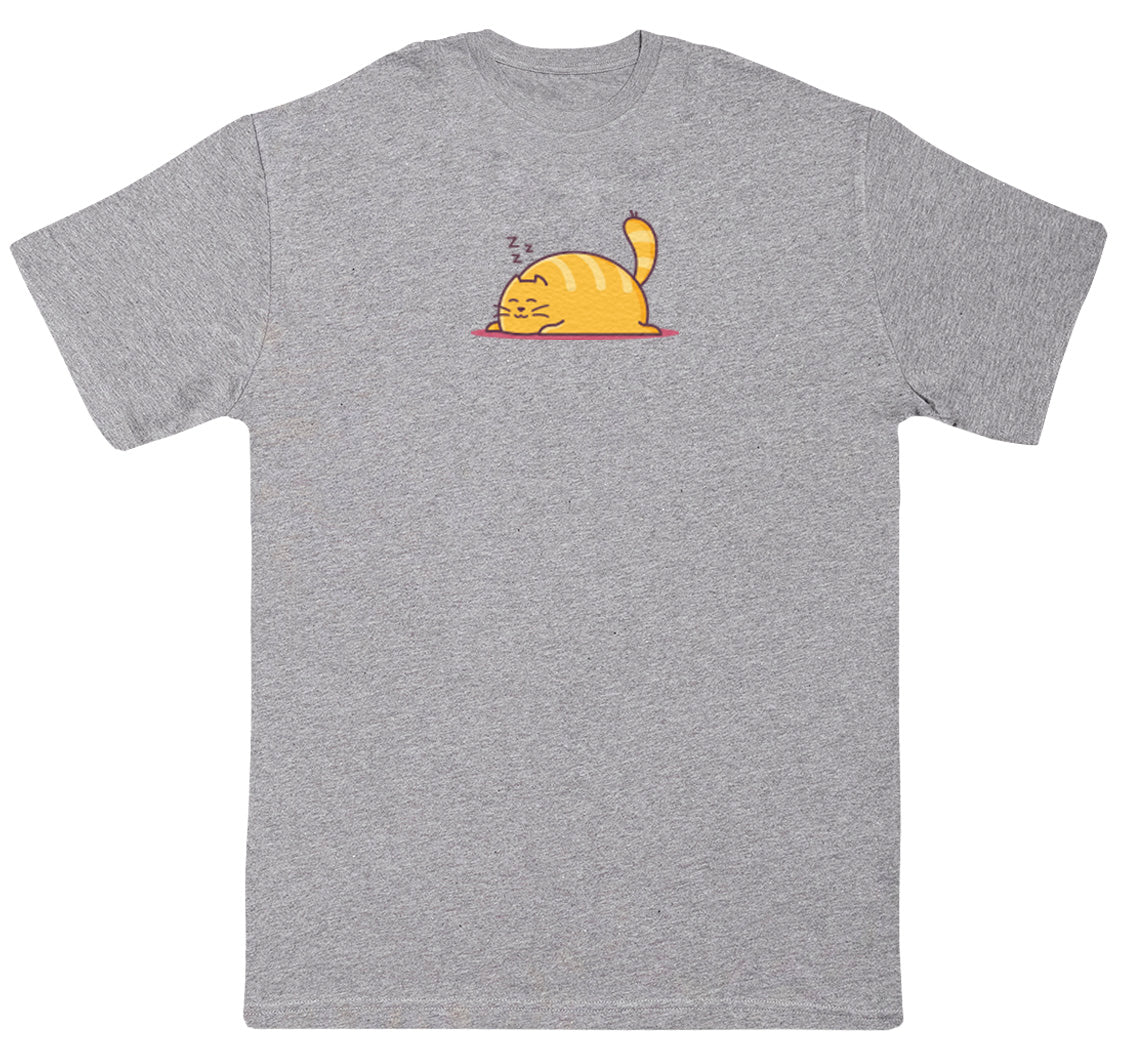 Sleeping Cat - Kids Oversized Comfy T-Shirt