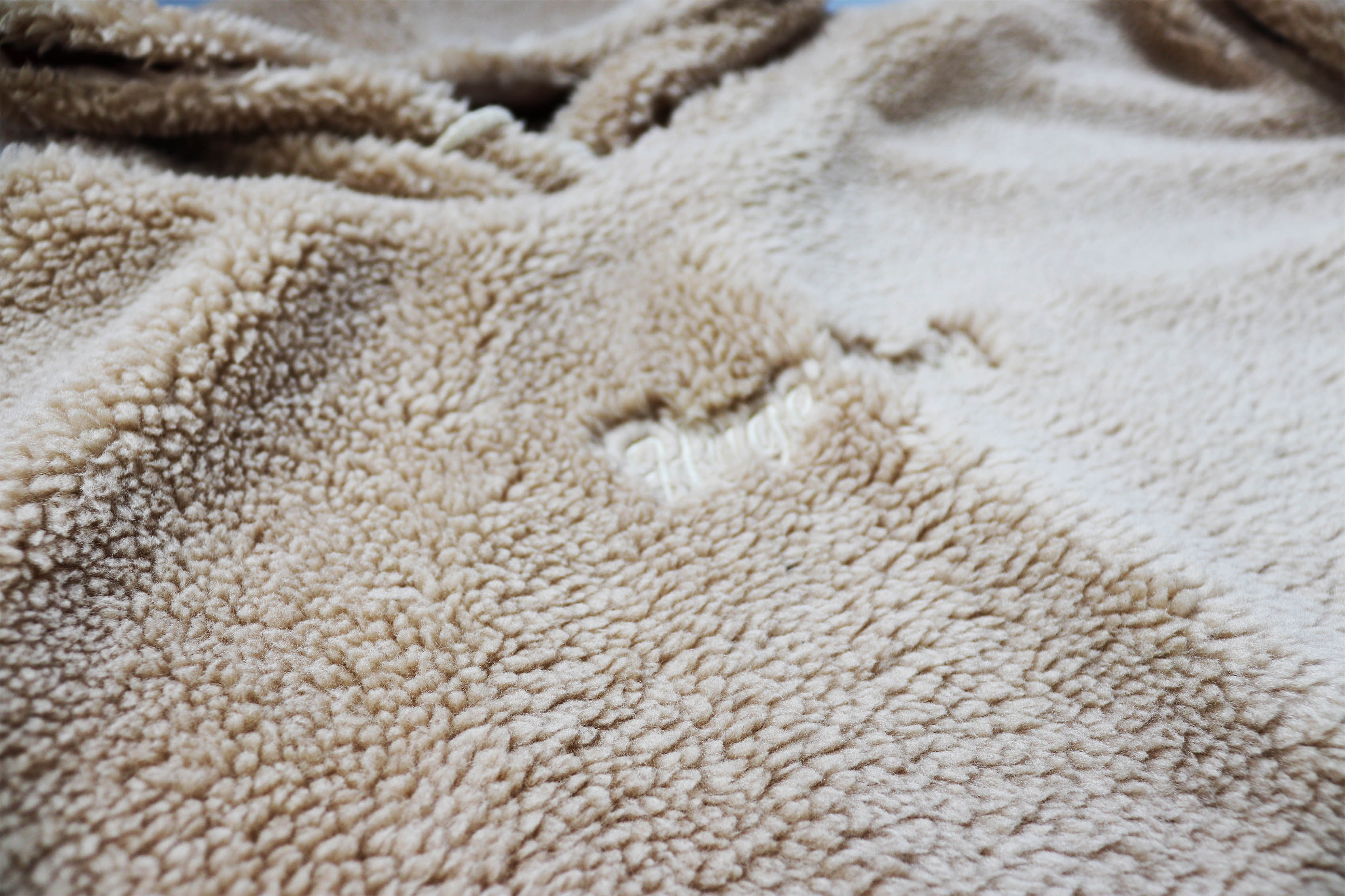 Huge Hoods Natural Teddy Oversized Original Hoody