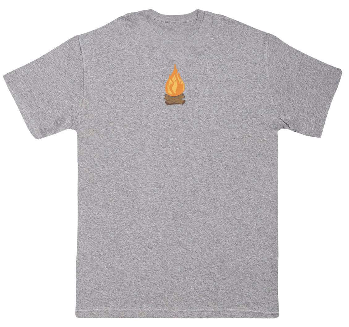 Camp Fire - Kids Oversized Comfy T-Shirt