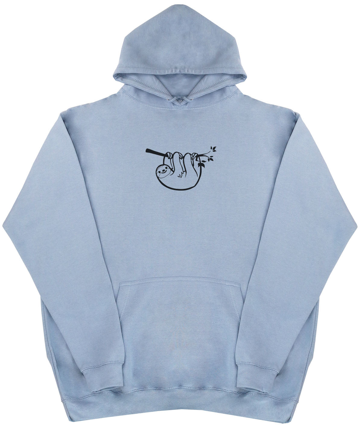 Sloth Wearable Hooded Blanket - Oversized Sherpa & Fleece Blanket Hoodie With Hand Pockets/Gloves & Sloth Pendant