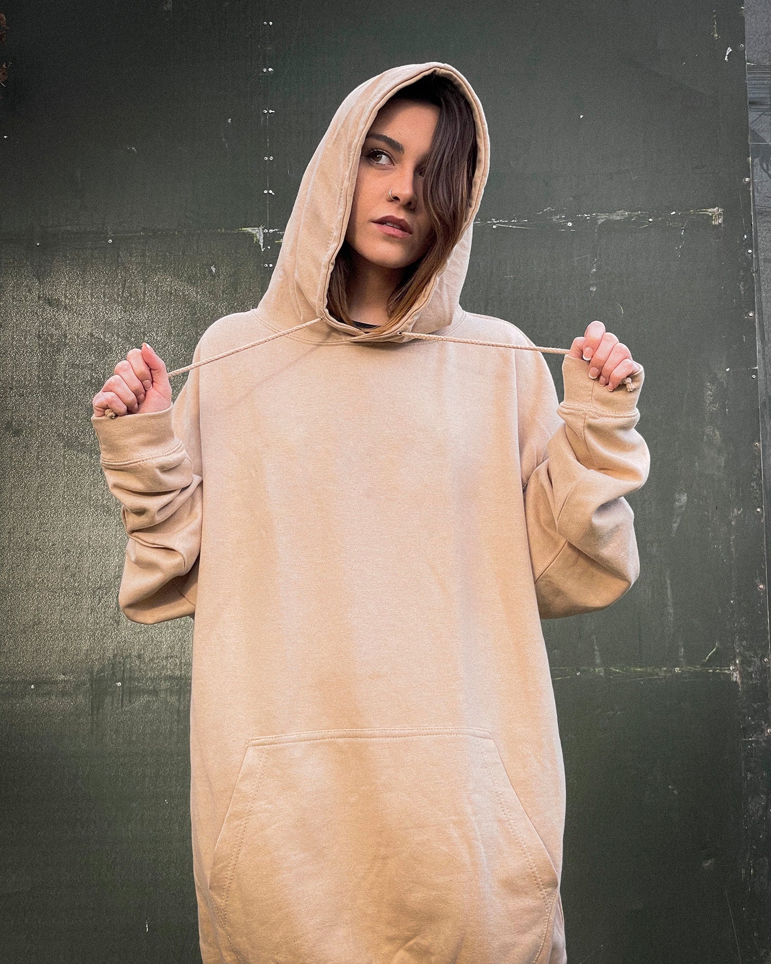 Blank 'No Moods' Hoods