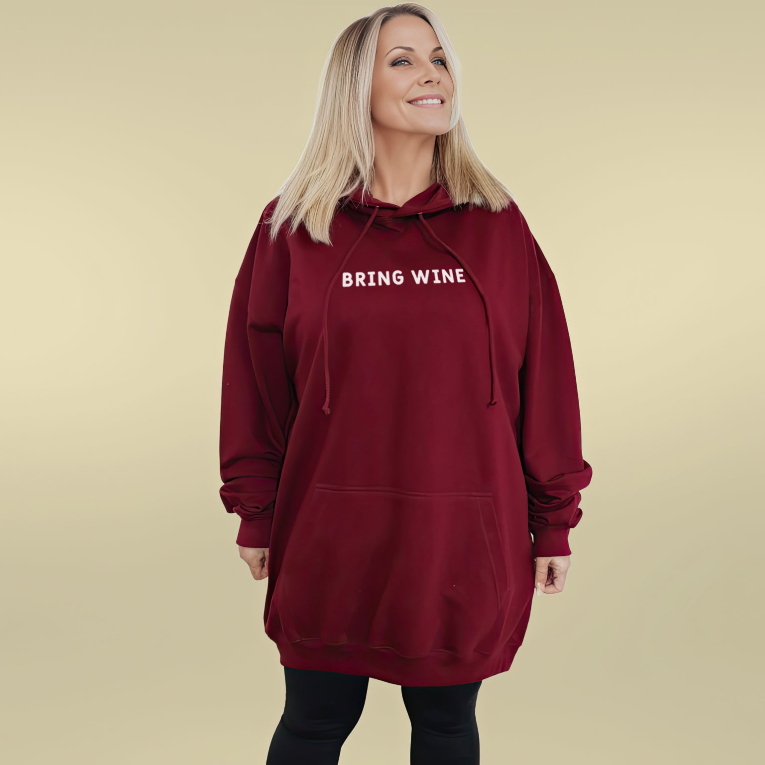 Bring Wine - Huge Oversized Comfy Hoody