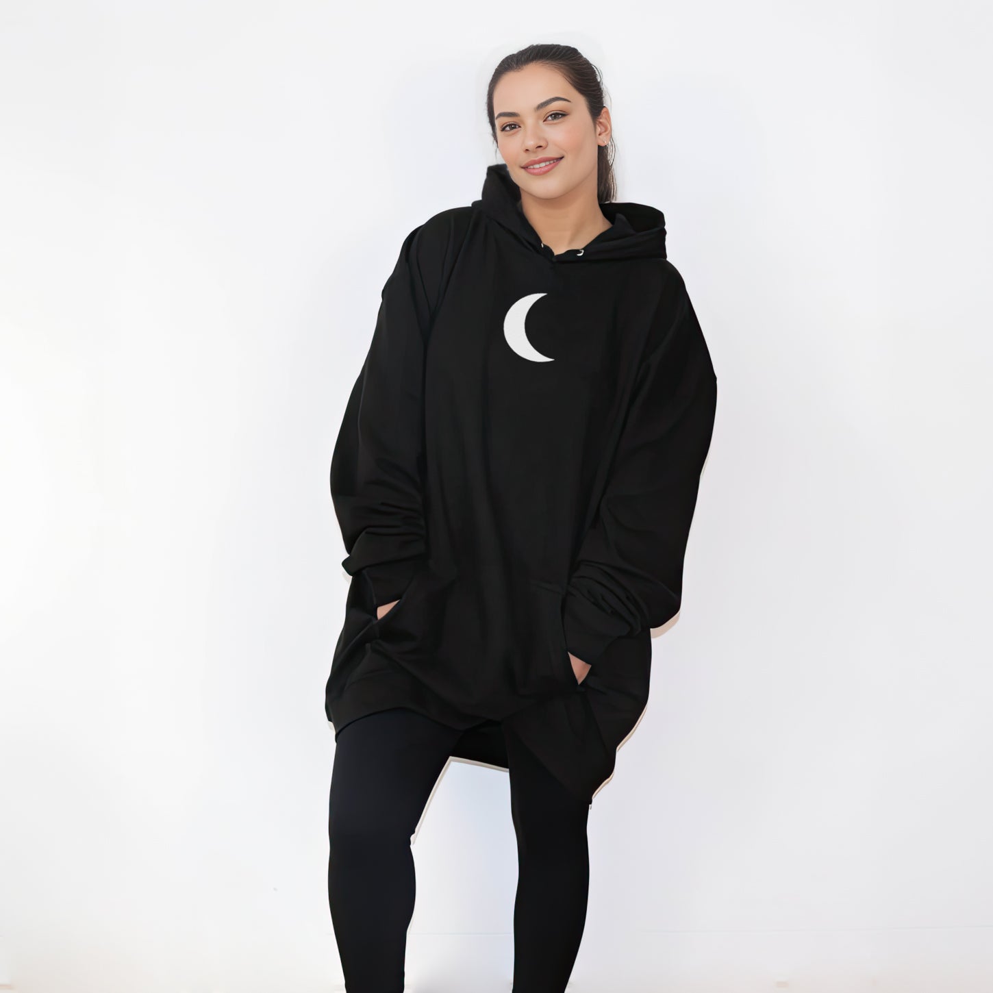 Comfy black hoodie deals