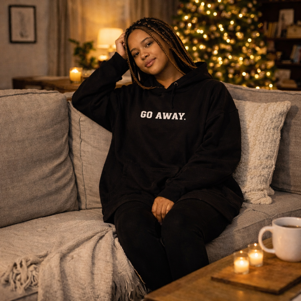 Go Away - Huge Oversized Comfy Original Hoody