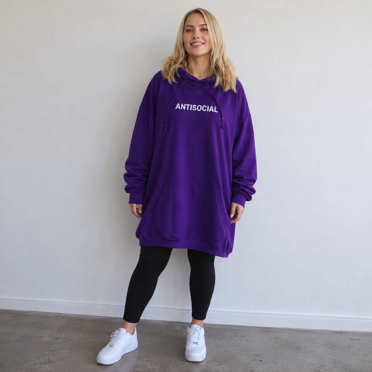 Antisocial - Huge Oversized Comfy Original Hoody