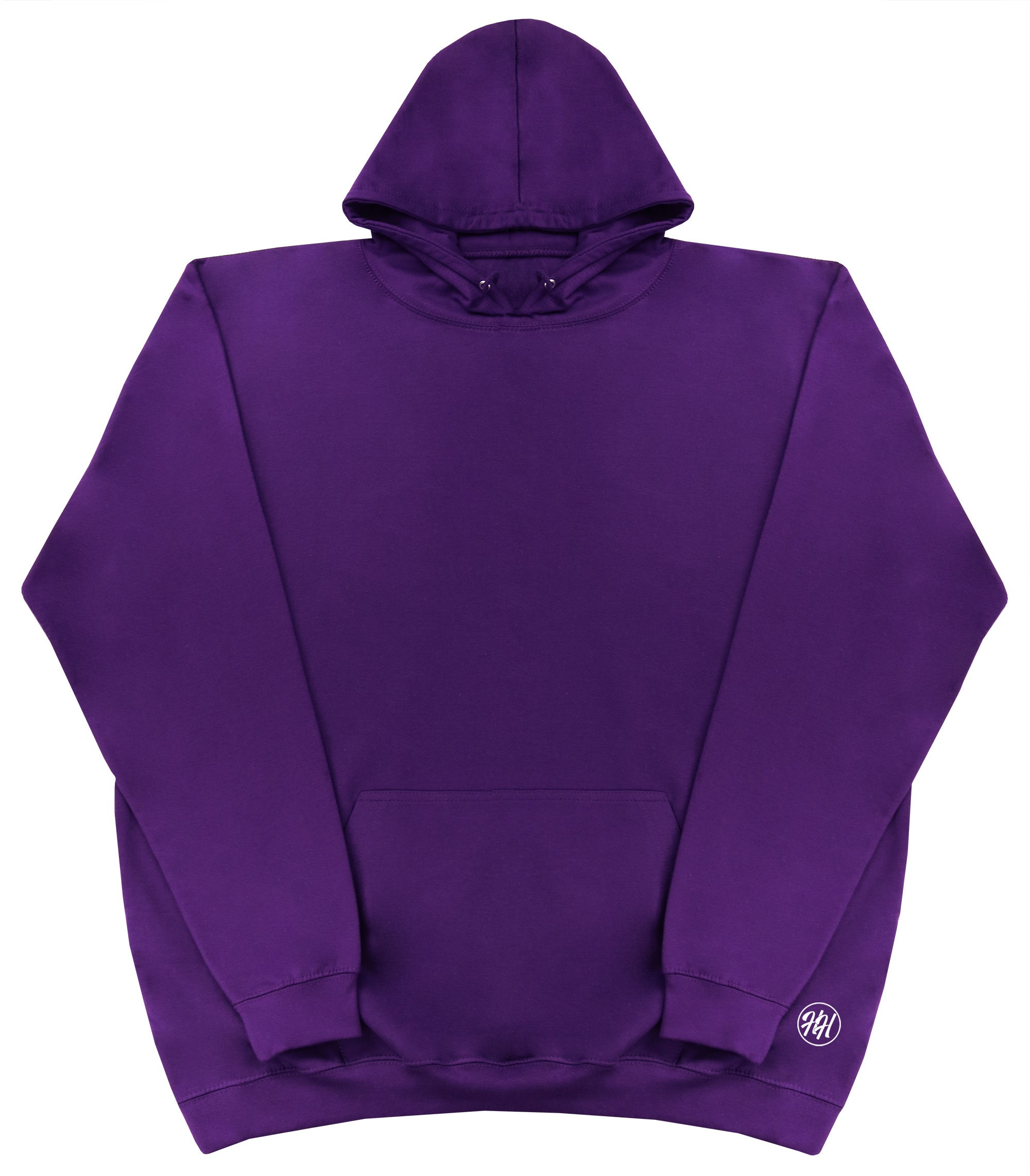 Blank 'No Mood' - Purple Huge Oversized Original Hoody