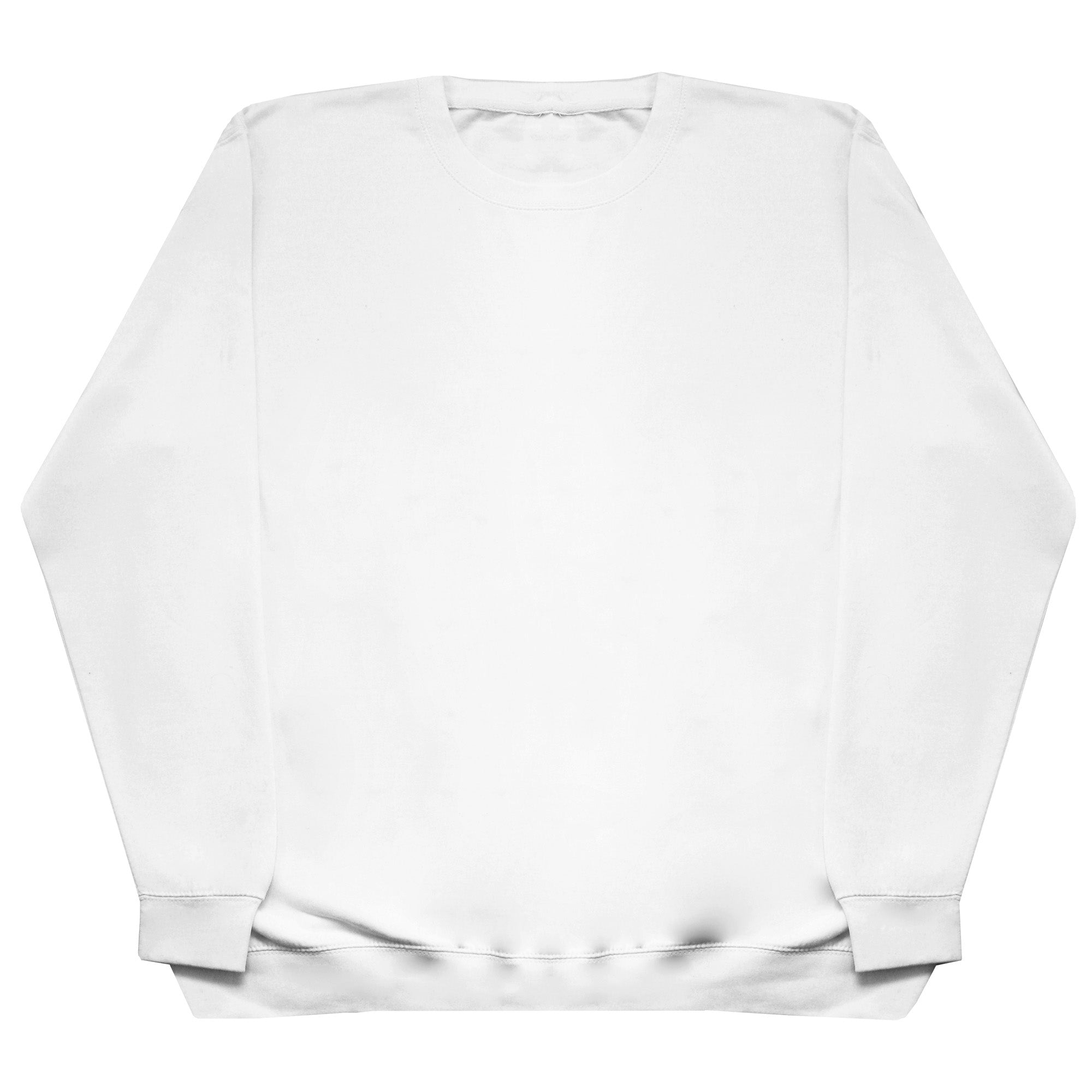 Blank 'No Mood' - White Kids Oversized Comfy Sweater