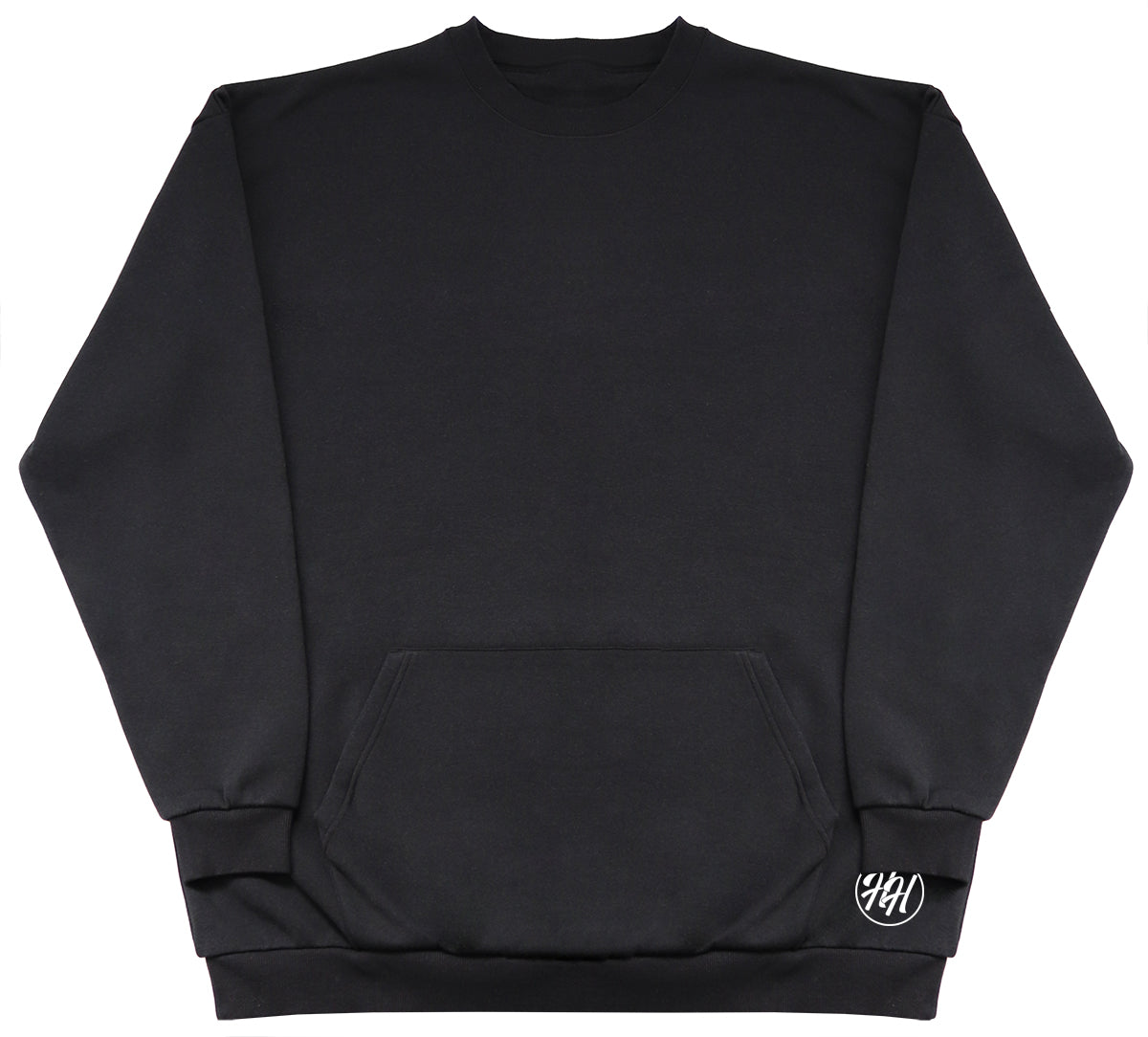 Blank 'No Mood' - Black Huge Oversized Hoodless Hoodie