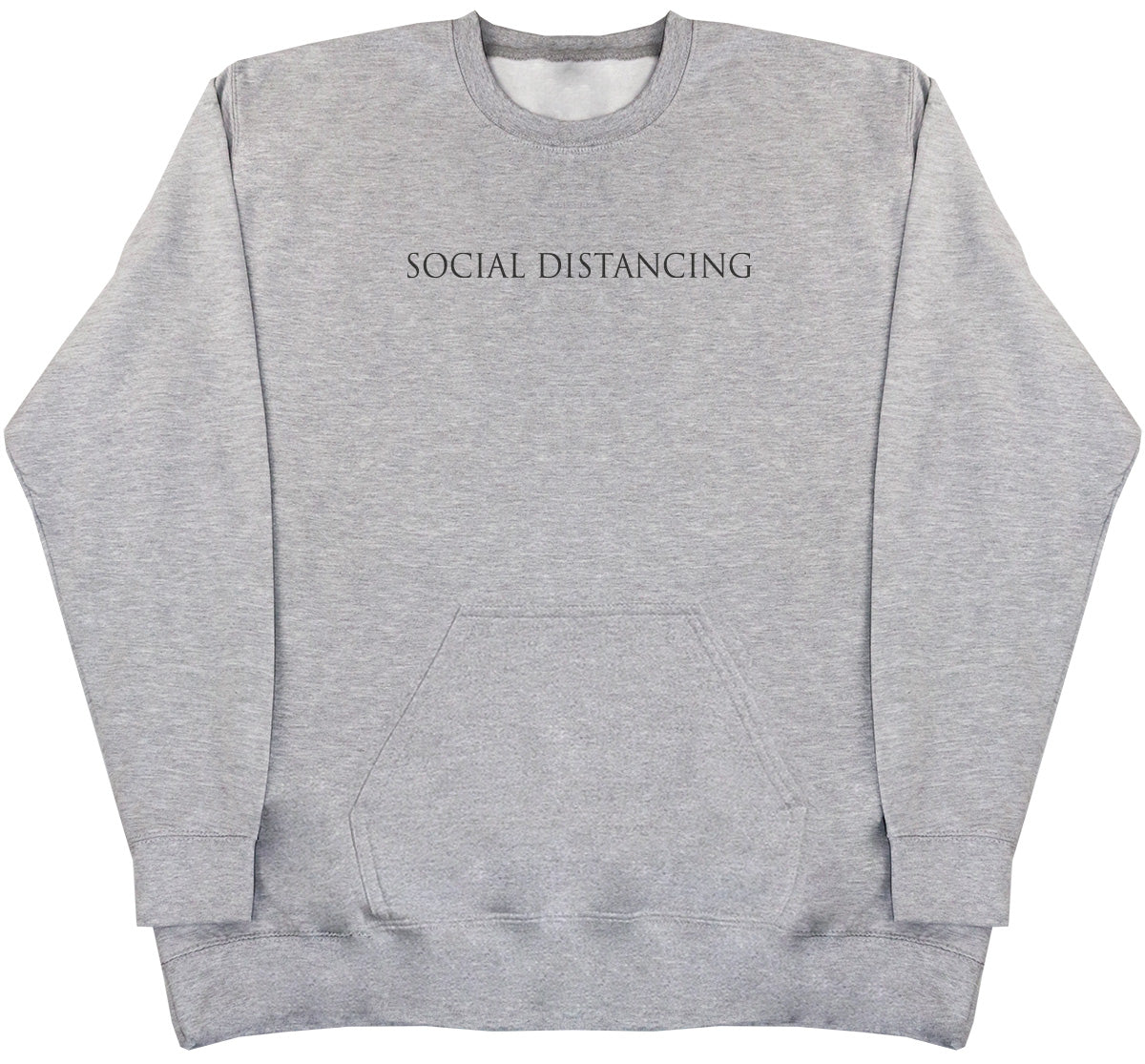 Social Distancing - Huge Oversized Hoodless Hoodie