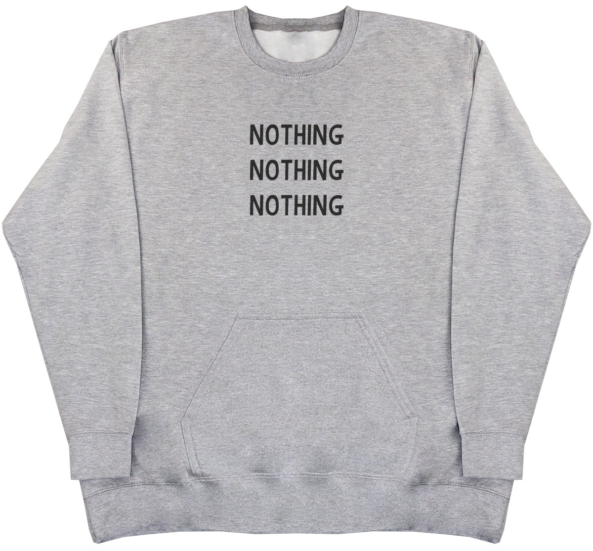 Nothing - Huge Oversized Hoodless Hoodie