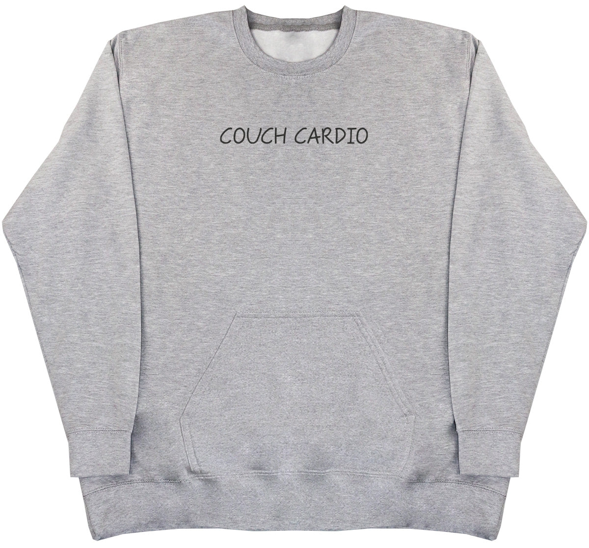 Couch Cardio - Huge Oversized Hoodless Hoodie