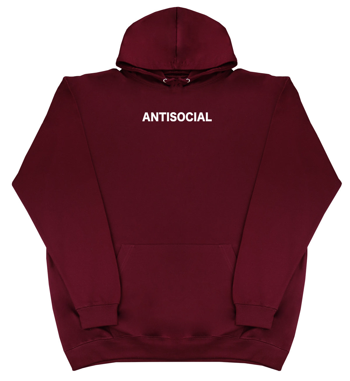 Anti social social club maroon hoodie hot sale