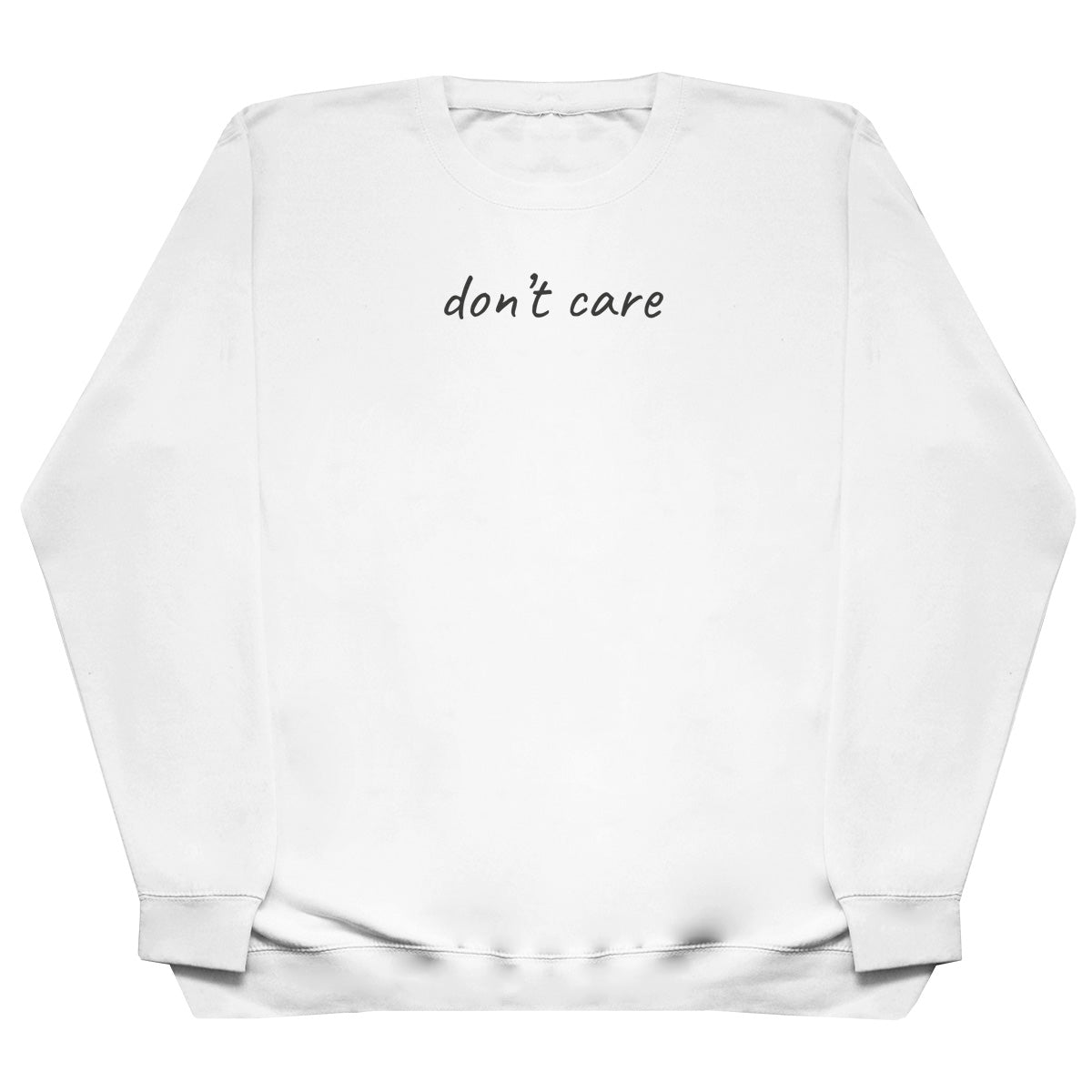 don't care - Kids Oversized Comfy Sweater