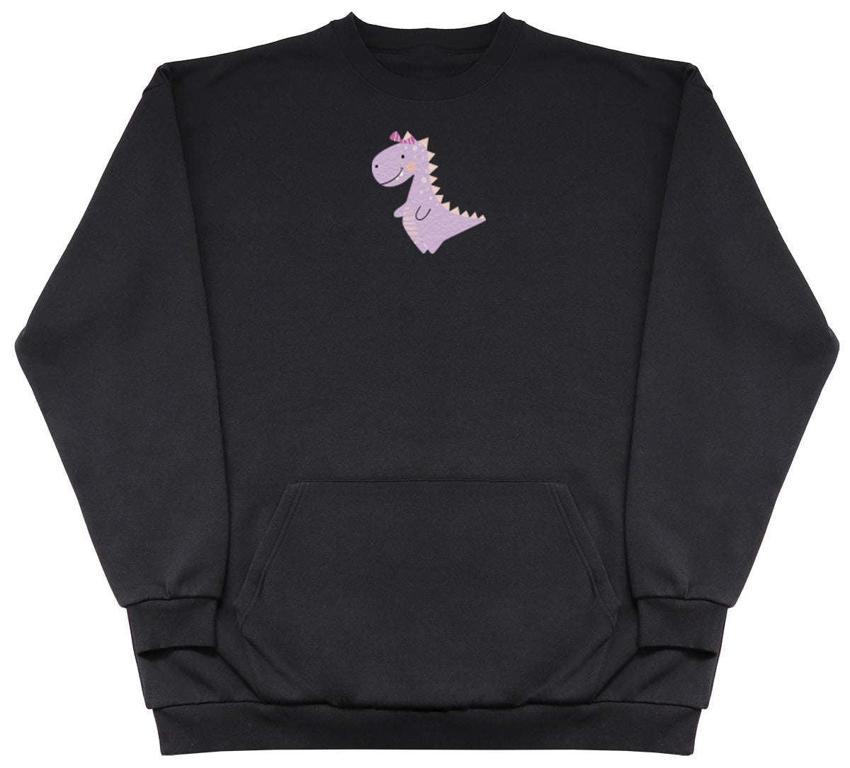 Pink Dino - Huge Oversized Hoodless Hoodie