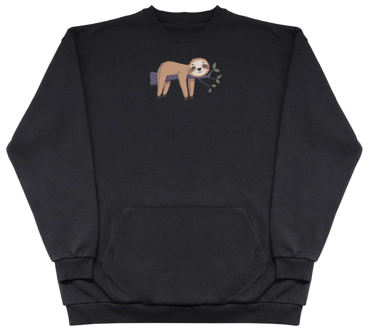 Sleeping Sloth - Huge Oversized Hoodless Hoodie