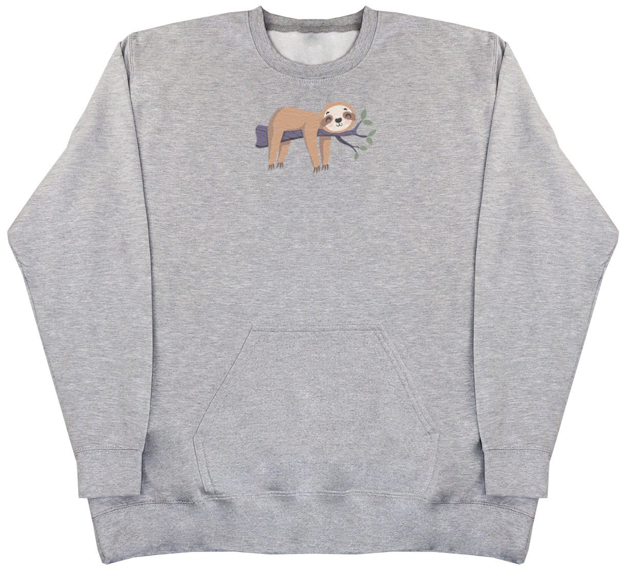 Sleeping Sloth - Huge Oversized Hoodless Hoodie