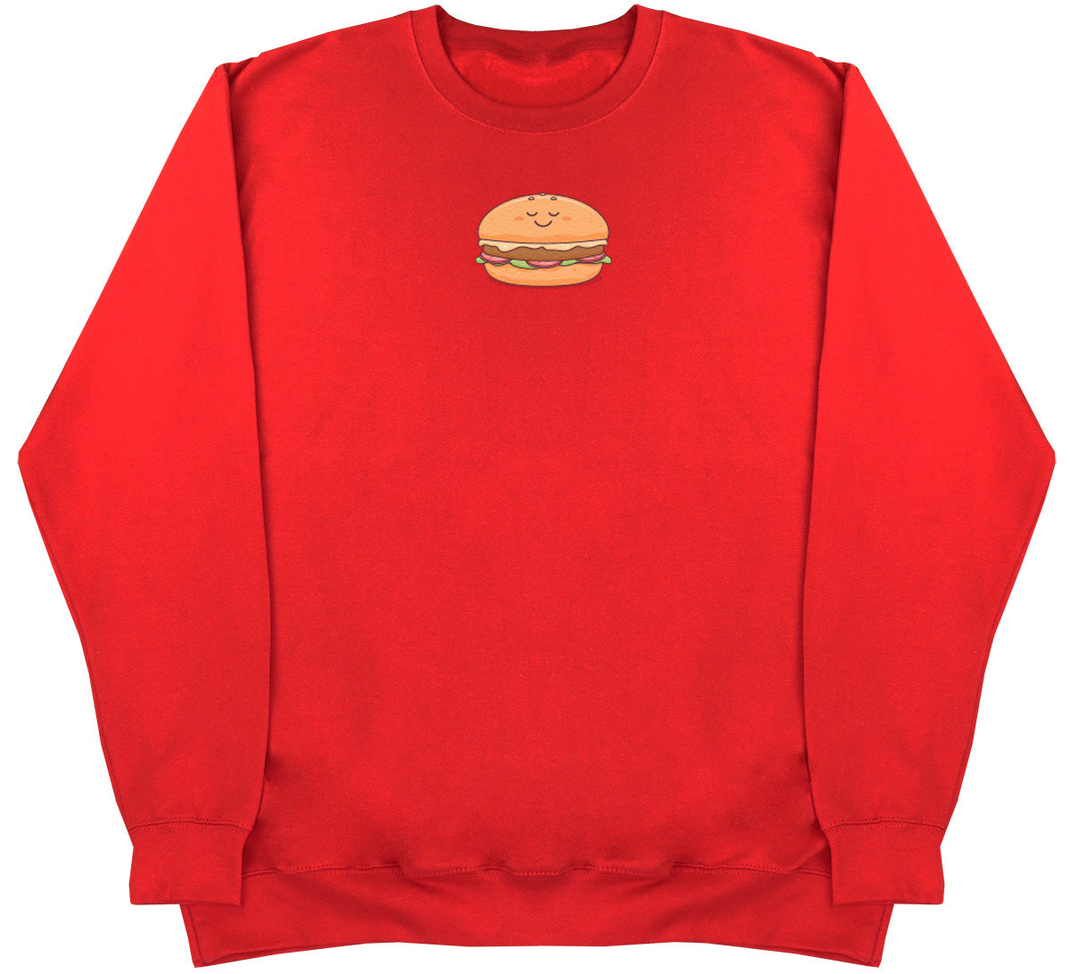 Burger - Kids Oversized Comfy Sweater