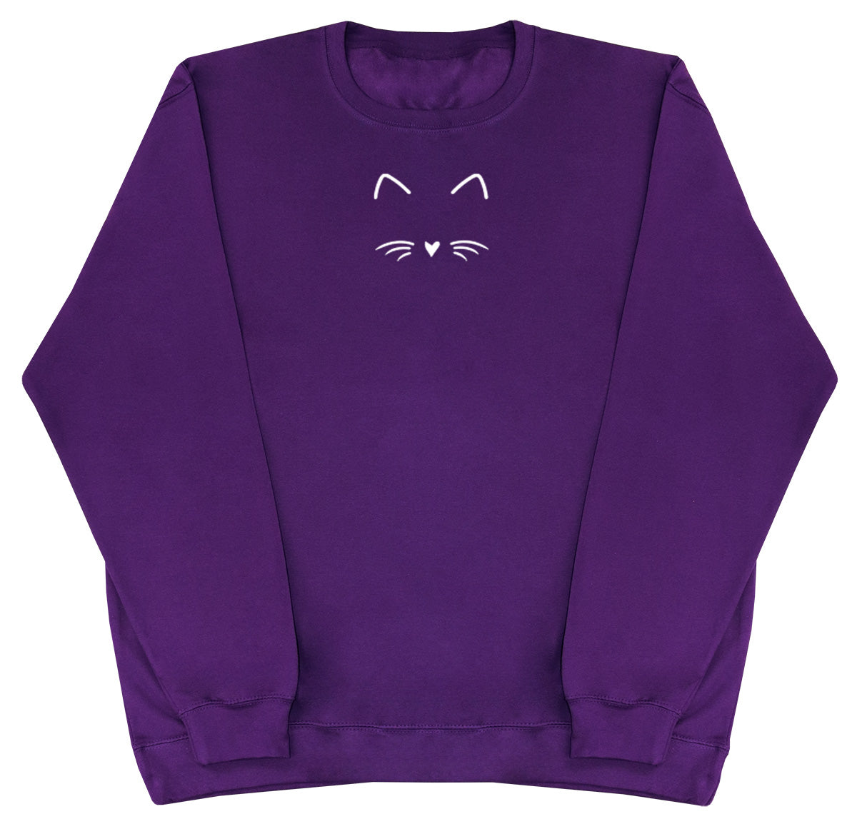 Cat Face - Huge Oversized Comfy Original Sweater