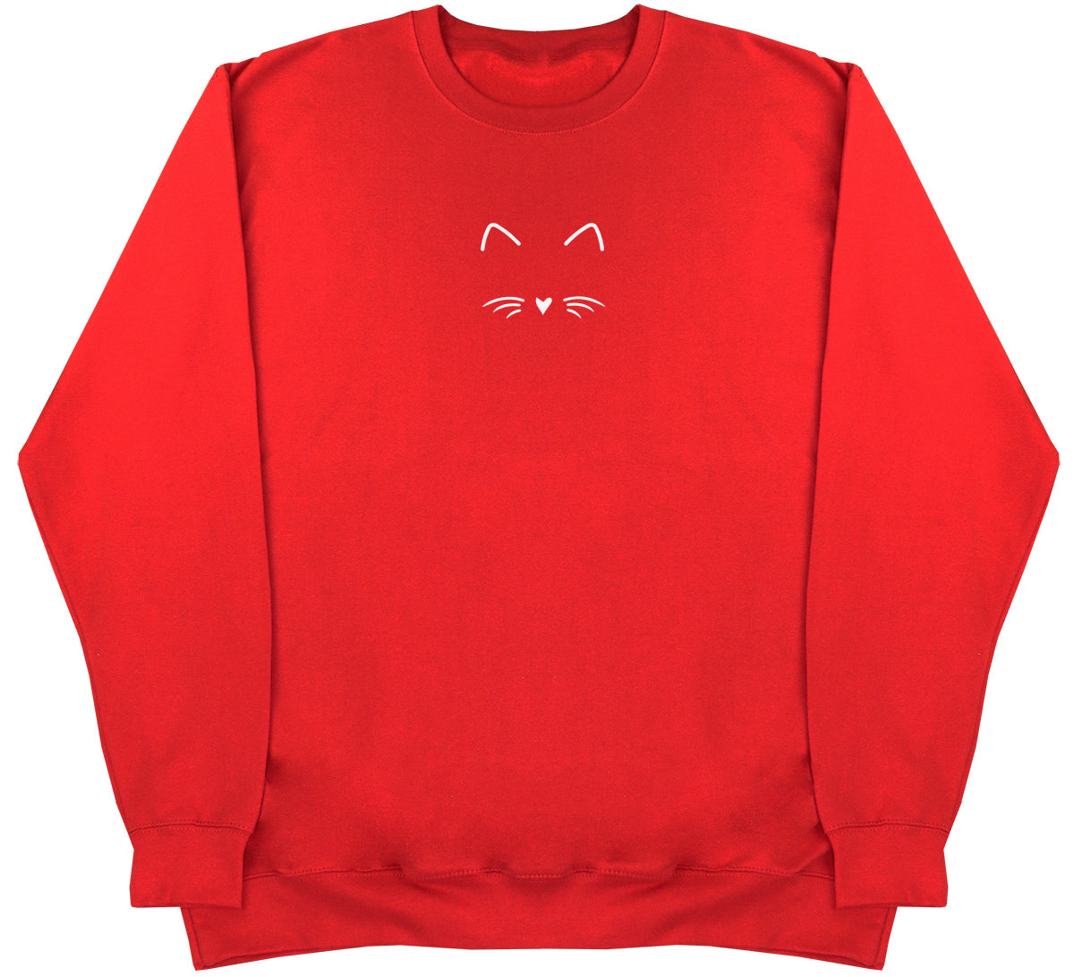 Cat Face - Huge Oversized Comfy Original Sweater