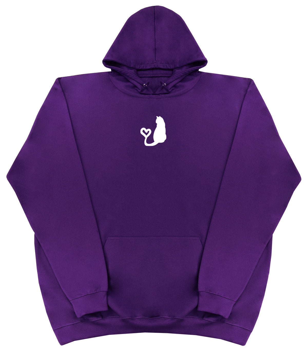 Cat Heart Tail - Kids Oversized Comfy Original Hoody