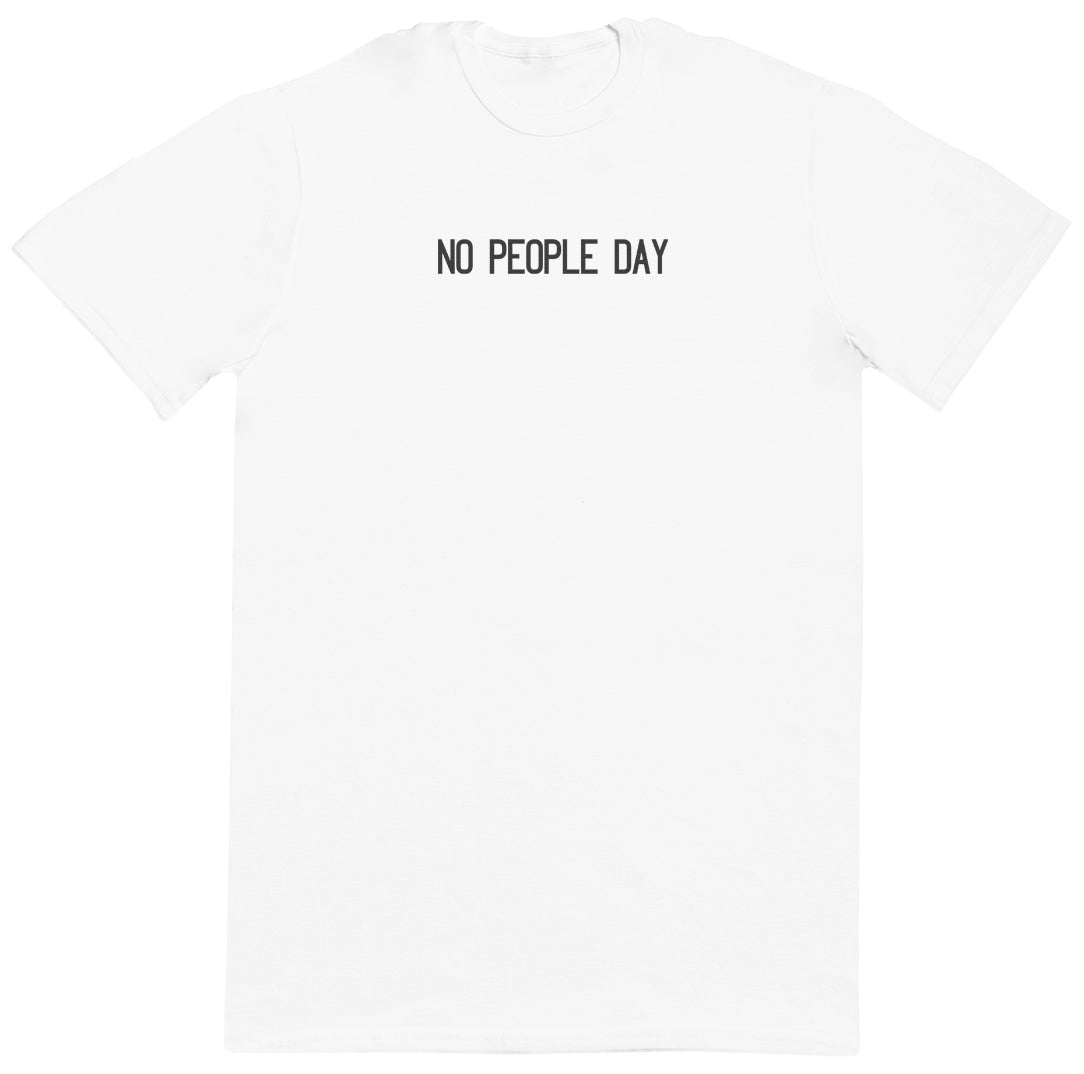 NO PEOPLE DAY - Kids Oversized Comfy T-Shirt