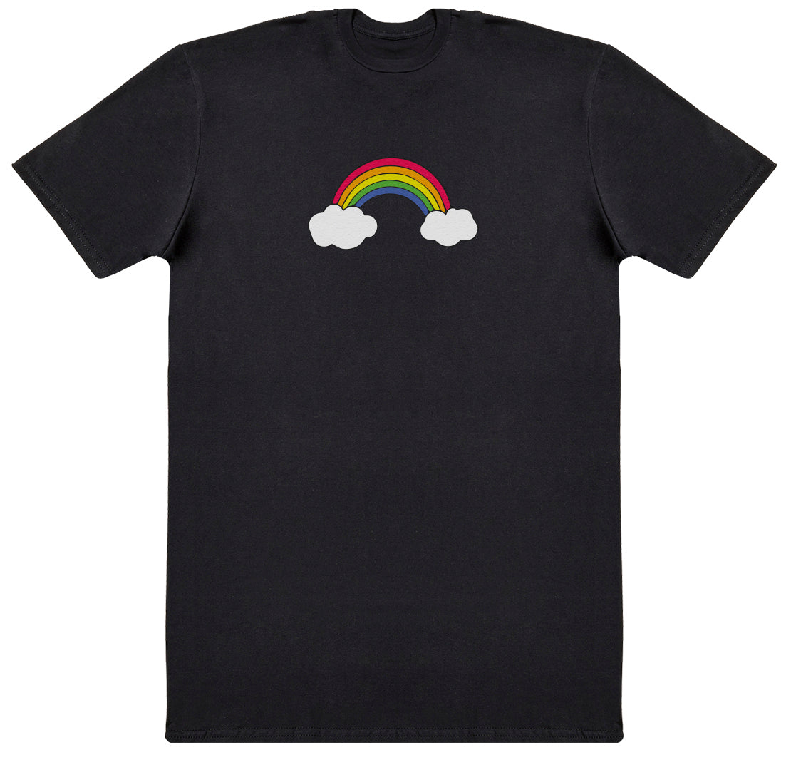 oversized rainbow t shirt