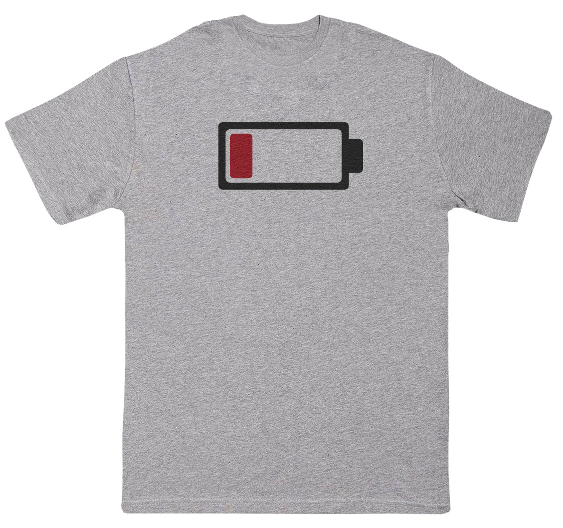 Low Battery - Huge Oversized Comfy Original T-Shirt