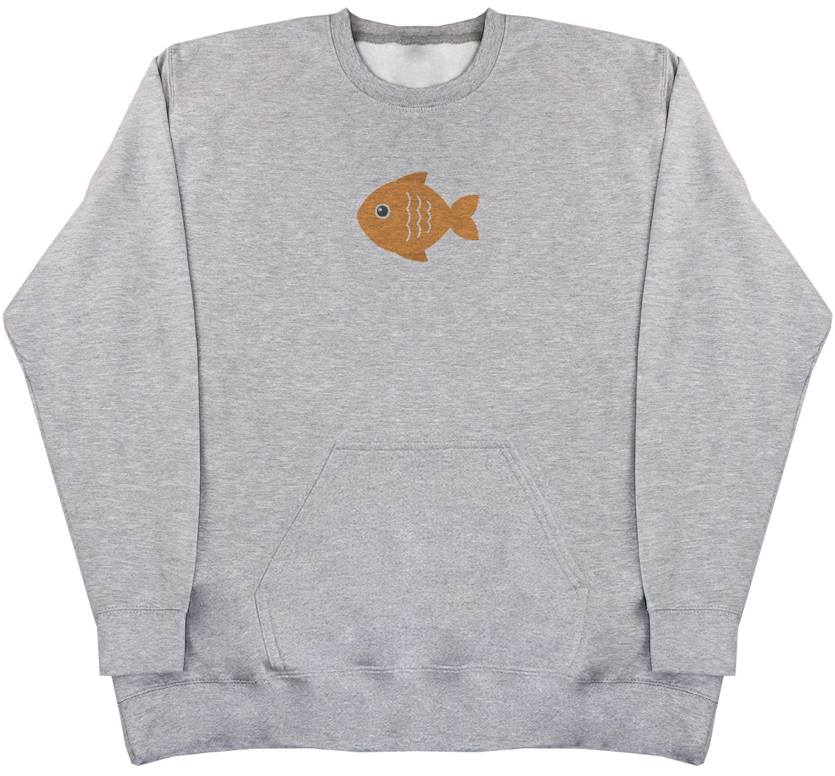 Orange Fish - Huge Oversized Hoodless Hoodie