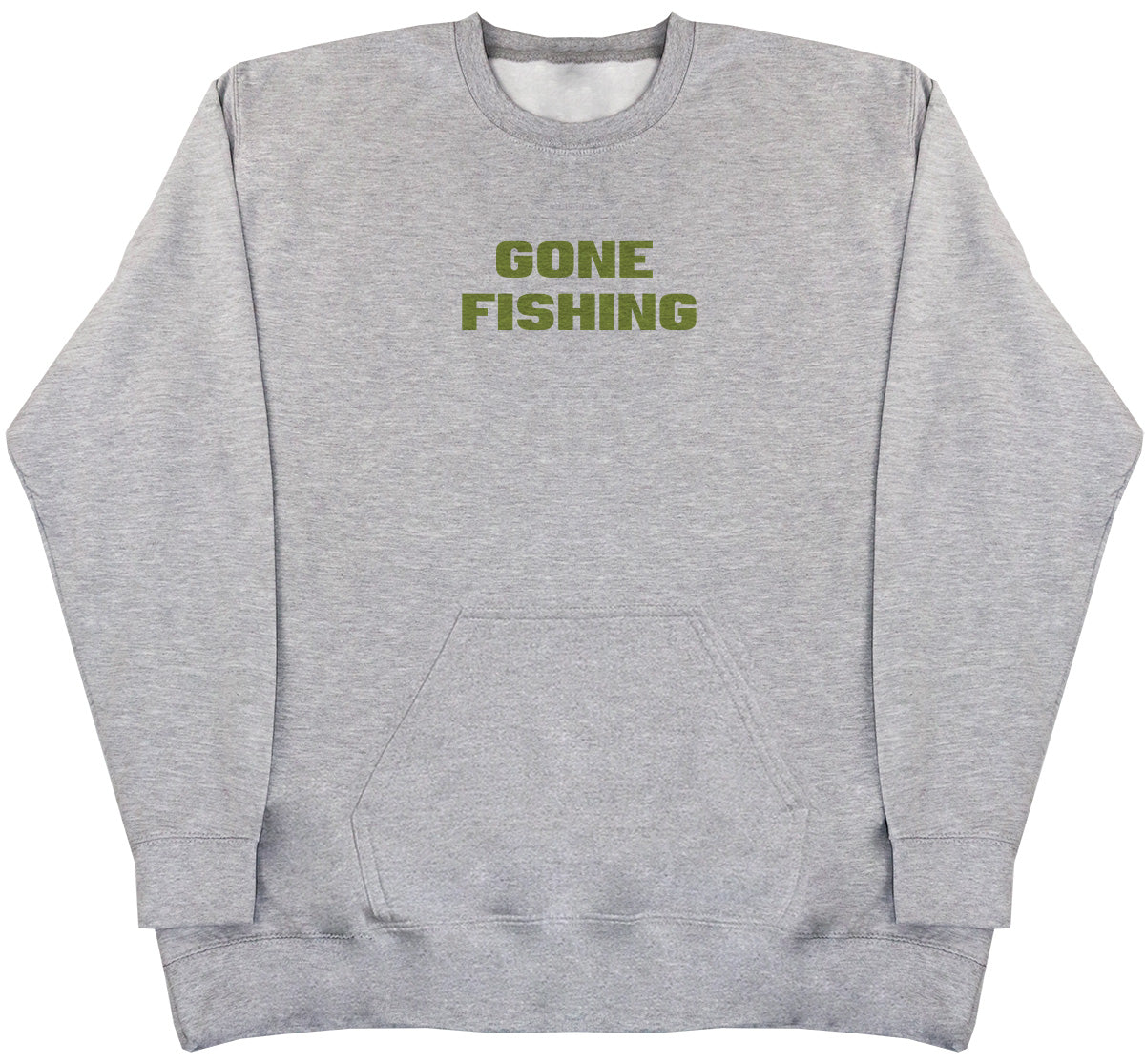 Gone Fishing - Huge Oversized Hoodless Hoodie
