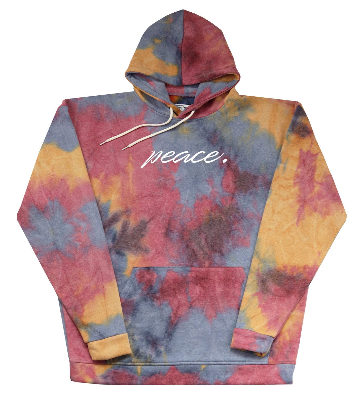 Peace.  - Huge Tie Dye Oversized Original Hoody