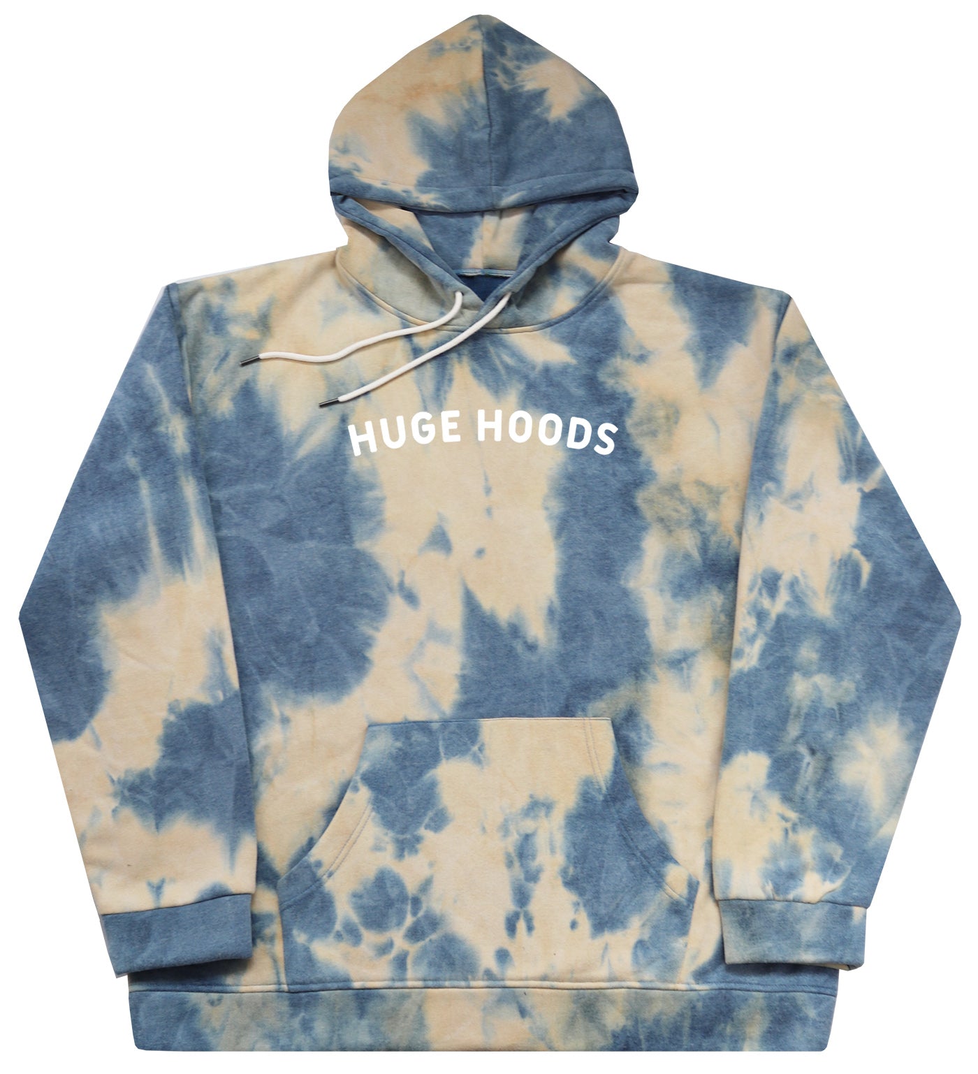 HUGE HOODS CURVED - Huge Tie Dye Oversized Original Hoody