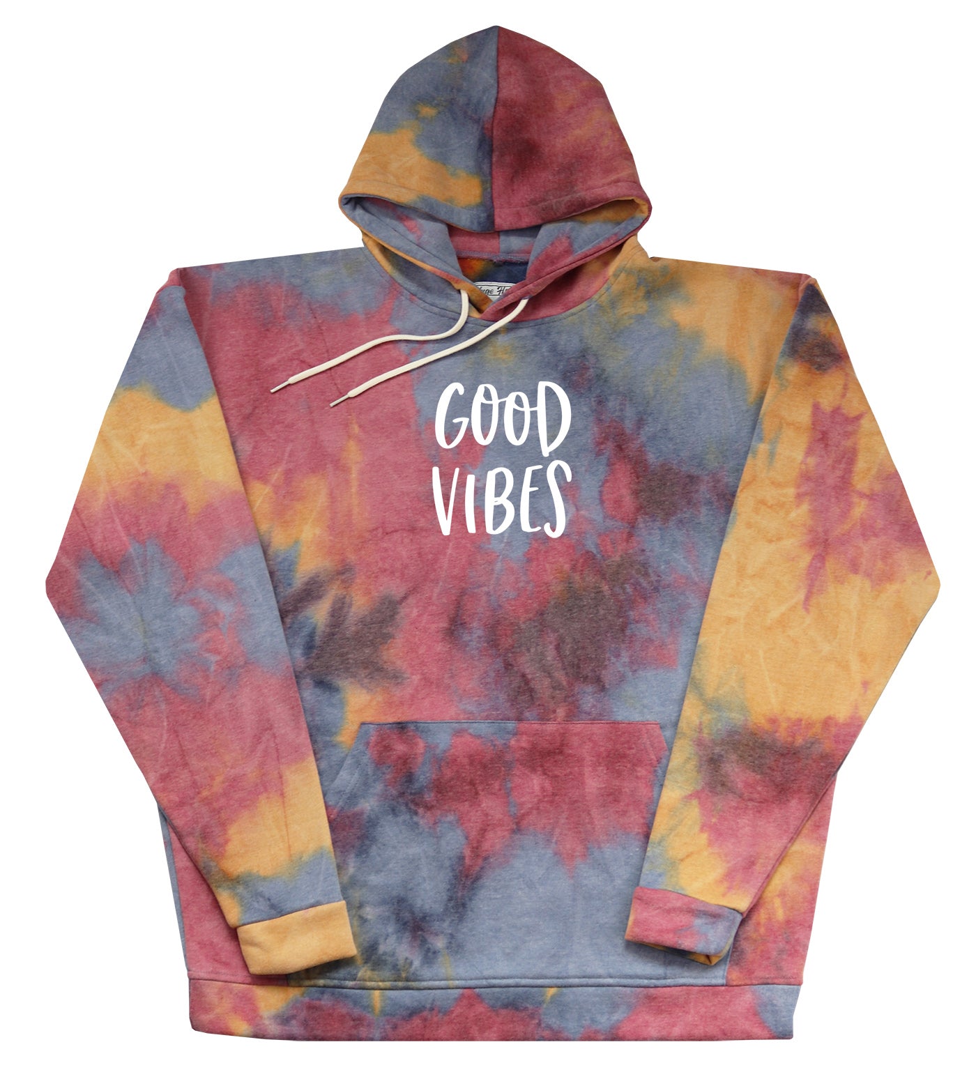 Good Vibes  - Huge Tie Dye Oversized Original Hoody